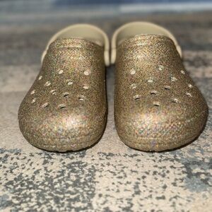 Crocs Classic Lined Clog Golden Glitter